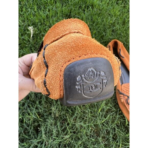 ETIENNE AIGNER Women’s Shoes Loafers Orange Sz 10 - Picture 6 of 10